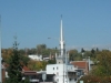 Kirche mit silberner Spitze