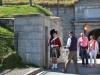 Nicht grinsende Wache vor der Blick von der Citadelle in Halifax