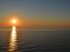 Sonnenuntergang auf dem Sankt Lorenz Strom von der AIDAbella aus 1