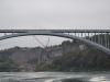 Brücke über die Grenze zwischen Amerika und Kanada