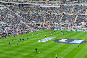 Fußballspiel Newcastel United FC - Leicester City FC