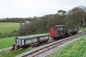 Schmalspur Dampflokomotive Südengland