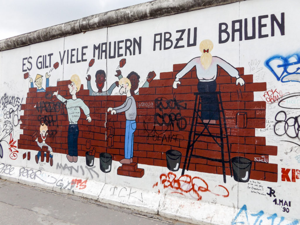 Viele Mauern abbauen - East Side Gallery