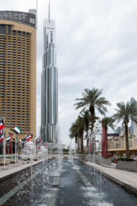 Burj Khalifa im Regen